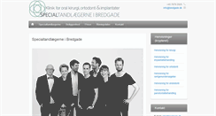 Desktop Screenshot of bredgade.dk